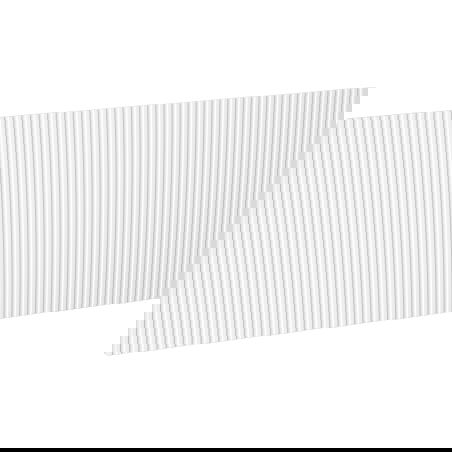 Mexen Rivel ribbed front for bathroom cabinet body 100 x 43.5 cm, white matte - 91A20-1000-470-1-01