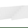 Mexen Rivel grooved front for bathroom cabinet body 100 x 43.5 cm, white matte - 91A20-1000-470-1-01