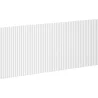 Mexen Rivel grooved front for bathroom cabinet body 120 x 43.5 cm, matt white - 91A20-1200-470-1-01