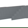 Mexen Rivel grooved front for bathroom cabinet body 80 x 43.5 cm, matte graphite - 91A20-0800-470-1-66