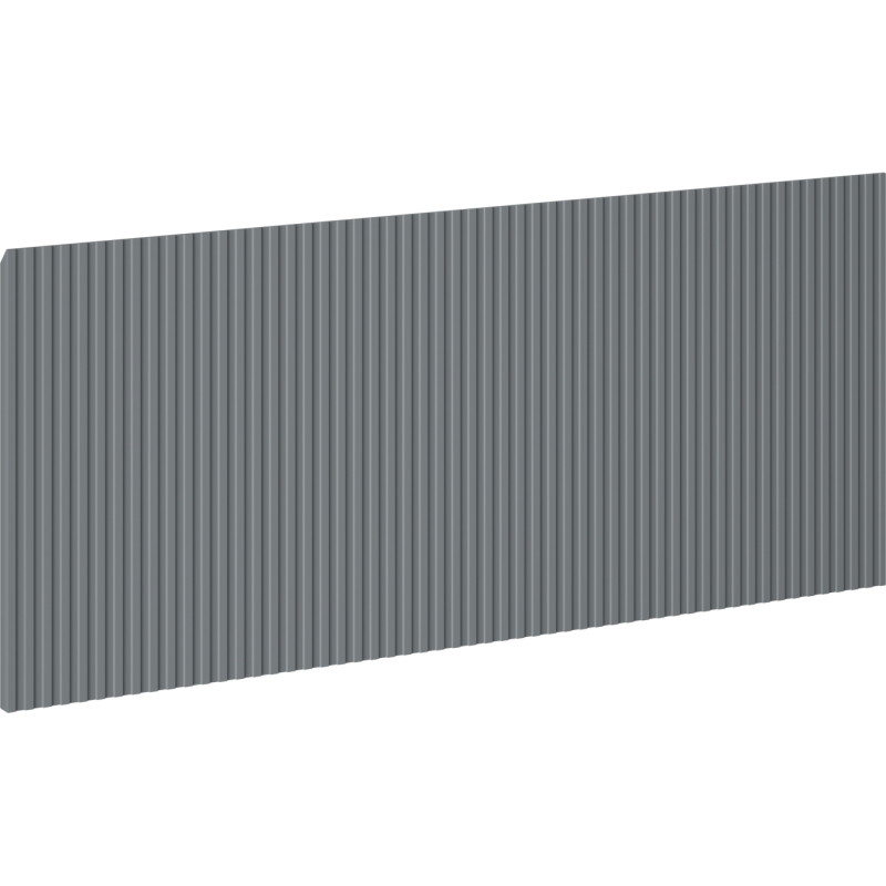 Mexen Rivel fluted front for bathroom cabinet body 120 x 43.5 cm, matte graphite - 91A20-1200-470-1-66