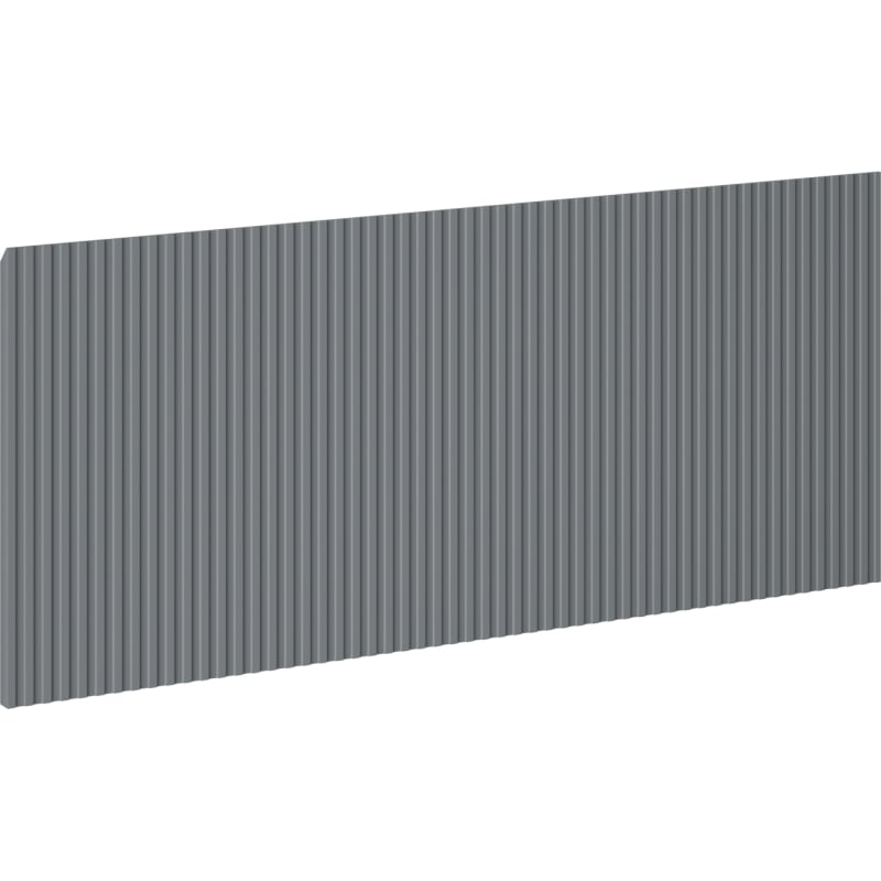 Mexen Rivel grooved front for bathroom cabinet carcass 120 x 43.5 cm, matte graphite - 91A20-1200-470-1-66