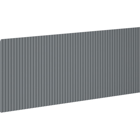Mexen Rivel fluted front for bathroom cabinet body 120 x 43.5 cm, matte graphite - 91A20-1200-470-1-66