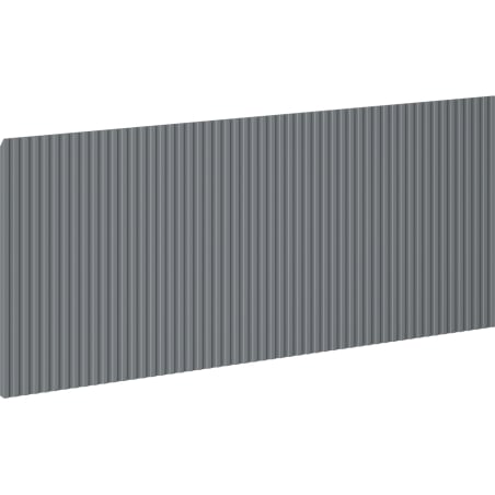 Mexen Rivel grooved front for bathroom cabinet carcass 120 x 43.5 cm, matte graphite - 91A20-1200-470-1-66
