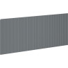 Mexen Rivel fluted front for bathroom cabinet body 120 x 43.5 cm, matte graphite - 91A20-1200-470-1-66