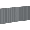 Mexen Rivel grooved front for bathroom cabinet carcass 120 x 43.5 cm, matte graphite - 91A20-1200-470-1-66