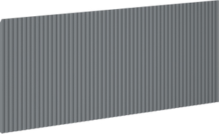 Mexen Rivel fluted front for bathroom cabinet body 120 x 43.5 cm, matte graphite - 91A20-1200-470-1-66