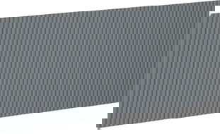 Mexen Rivel grooved front for bathroom cabinet carcass 120 x 43.5 cm, matte graphite - 91A20-1200-470-1-66