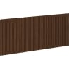 Mexen Rivel ribbed front for bathroom cabinet body 100 x 43.5 cm, walnut - 91A20-1000-470-1-86