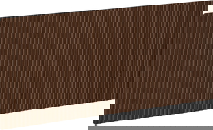 Mexen Rivel ribbed front for bathroom cabinet body 100 x 43.5 cm, walnut - 91A20-1000-470-1-86