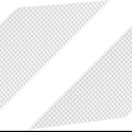 Mexen Rivel fluted front for bathroom cabinet carcass 40 x 43.5 cm, white matt - 91A21-0400-470-1-01