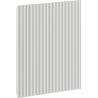 Mexen Rivel ribbed front for bathroom cabinet body 30 x 43.5 cm, matte grey - 91A21-0300-470-1-62