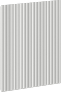 Mexen Rivel fluted front for bathroom cabinet body 30 x 43.5 cm, matte gray - 91A21-0300-470-1-62