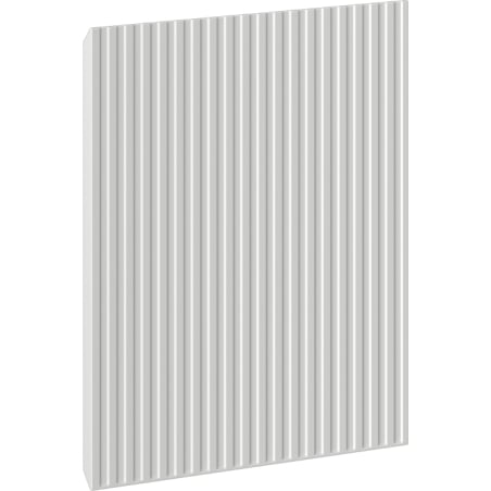 Mexen Rivel grooved front for bathroom cabinet body 35 x 43.5 cm, gray matte - 91A21-0350-470-1-62