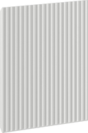 Mexen Rivel grooved front for bathroom cabinet body 40 x 43.5 cm, matte gray - 91A21-0400-470-1-62