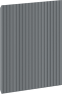 Mexen Rivel ribbed front for bathroom cabinet body 40 x 43.5 cm, matte graphite - 91A21-0400-470-1-66
