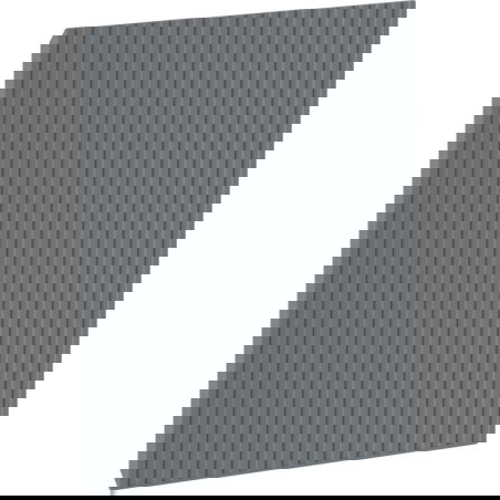 Mexen Rivel ribbed front for bathroom cabinet body 45 x 43.5 cm, matte graphite - 91A21-0450-470-1-66