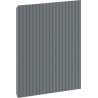 Mexen Rivel fluted front for bathroom cabinet body 45 x 43.5 cm, matte graphite - 91A21-0450-470-1-66