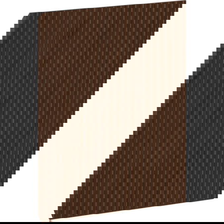 Mexen Rivel grooved front for bathroom cabinet body 35 x 43.5 cm, walnut - 91A21-0350-470-1-86