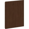 Mexen Rivel fluted front for bathroom cabinet body 35 x 43.5 cm, walnut - 91A21-0350-470-1-86