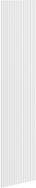Mexen Rivel grooved front for bathroom cabinet body 35 x 160 cm (1 piece), white matte - 91A21-1600-300-1-01
