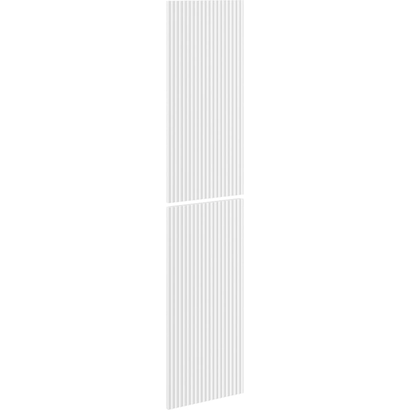 Mexen Rivel grooved front for bathroom cabinet body 35 x 80 cm (2 pcs), white matte - 91A21-1600-300-2-01