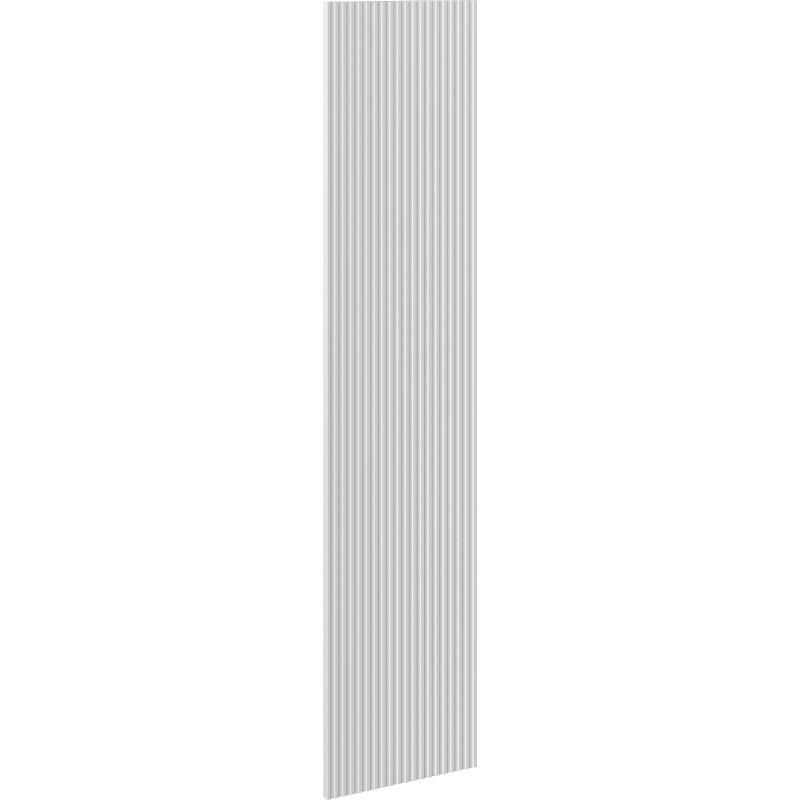 Mexen Rivel grooved front for bathroom cabinet body 35 x 160 cm, matte gray - 91A21-1600-300-1-62