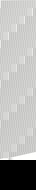Mexen Rivel grooved front for bathroom cabinet body 35 x 160 cm, gray matte - 91A21-1600-300-1-62