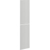 Mexen Rivel Grooved Front for Bathroom Cabinet Body 35 x 80 cm (2 pieces), Matte Gray - 91A21-1600-300-2-62