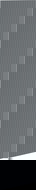 Mexen Rivel grooved front for bathroom cabinet body 35 x 160 cm, matte graphite - 91A21-1600-300-1-66