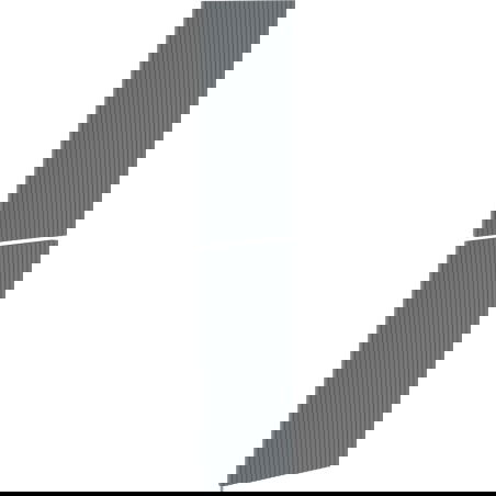 Mexen Rivel grooved front for bathroom cabinet body 35 x 80 cm (2 pcs), matte graphite - 91A21-1600-300-2-66