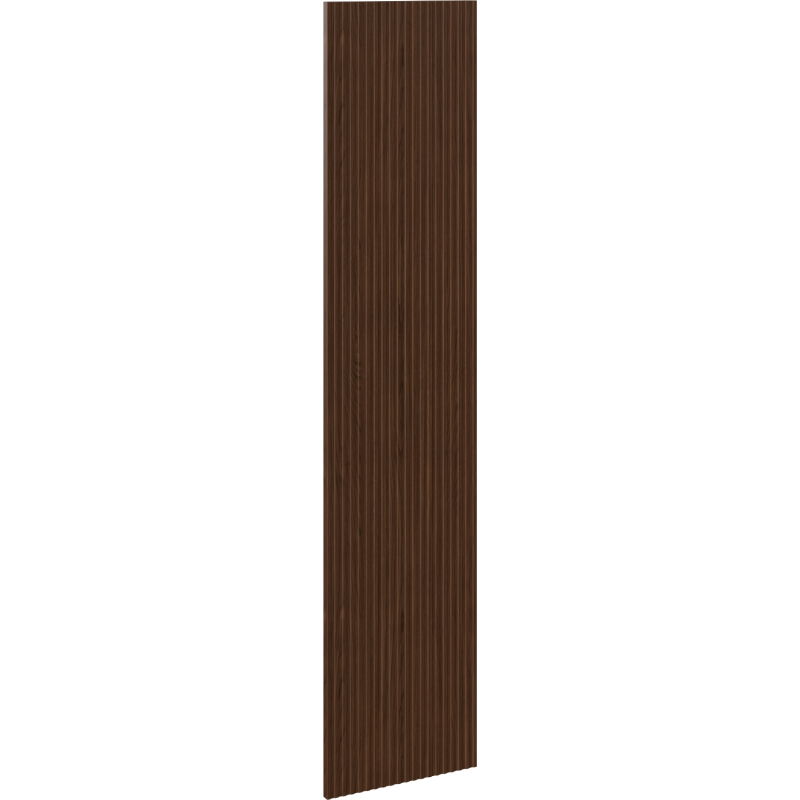 Mexen Rivel grooved front for bathroom cabinet body 35 x 160 cm (1 pc.), walnut - 91A21-1600-300-1-86