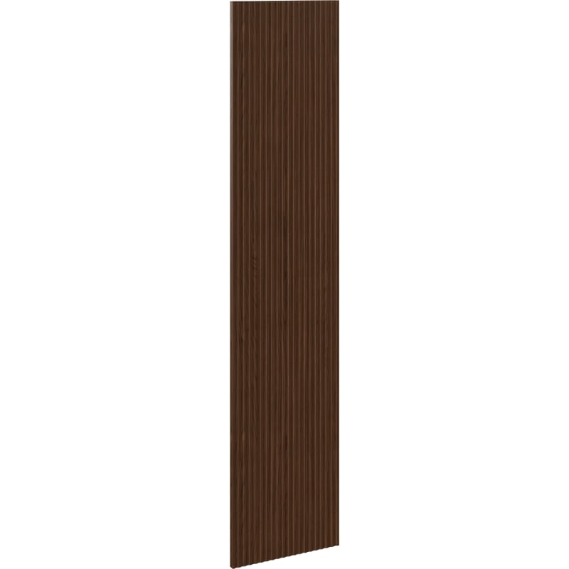 Mexen Rivel grooved front for bathroom cabinet body 35 x 160 cm (1 piece), walnut - 91A21-1600-300-1-86