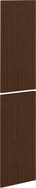 Mexen Rivel ribbed front for bathroom cabinet body 35 x 80 cm (2 pcs), walnut - 91A21-1600-300-2-86