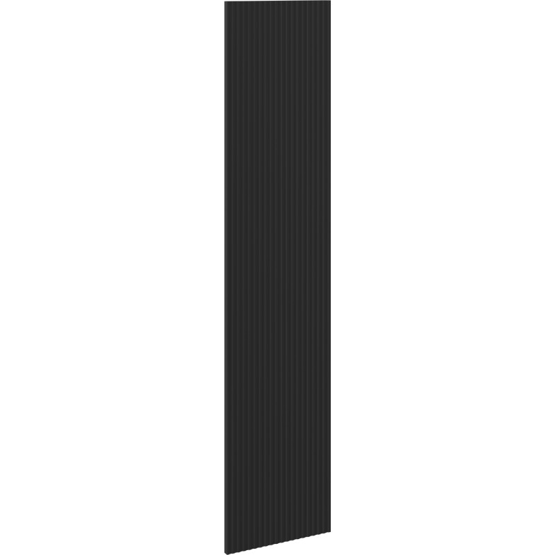 Mexen Rivel grooved front for bathroom cabinet body 35 x 160 cm, matte black - 91A21-1600-300-1-71