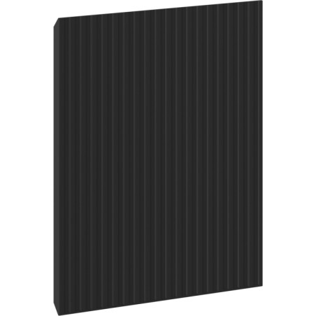 Mexen Rivel ribbed front for bathroom cabinet body 30 x 43.5 cm, black matte - 91A21-0300-470-1-71