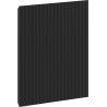 Mexen Rivel grooved front for bathroom cabinet body 40 x 43.5 cm, matte black - 91A21-0400-470-1-71