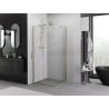 Mexen Exo Square Hinged Shower Cabin 70 x 70 cm, Transparent, Gold - 8110-070-070-50-00