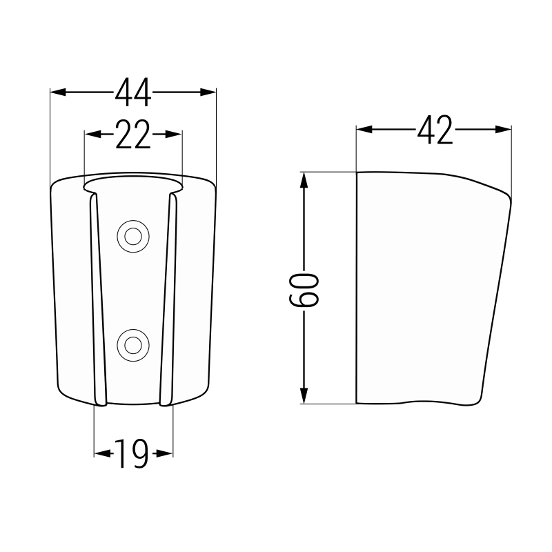 Mexen shower holder, white - 79352-20