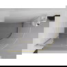 Mexen Exo semicircular sliding shower cabin 100 x 80 cm, clear, gold - 8131-100-080-50-00