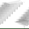 Mexen Kioto-F Walk-in Shower Wall with Frame 105 x 202 cm, Clear 8 mm, White - 800-105-104-20-00