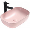 Mexen Rita countertop washbasin 45 x 32 cm, matte pink - 21084544