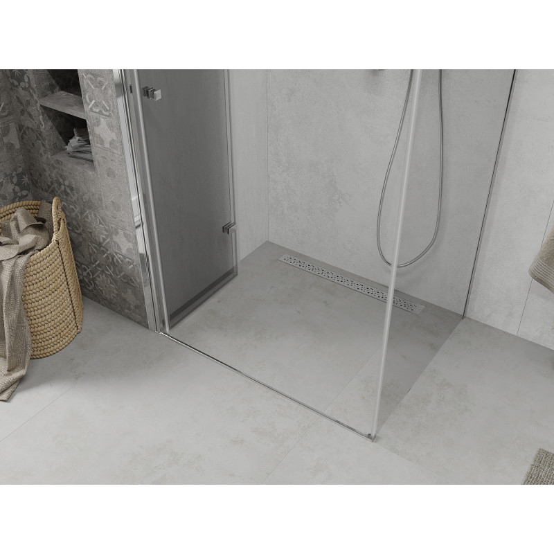 Mexen Lima folding shower cabin 85 x 80 cm, transparent, chrome - 856-085-080-01-00