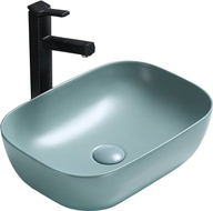 Mexen Rita countertop washbasin 45 x 32 cm, Bright green matt - 21084548
