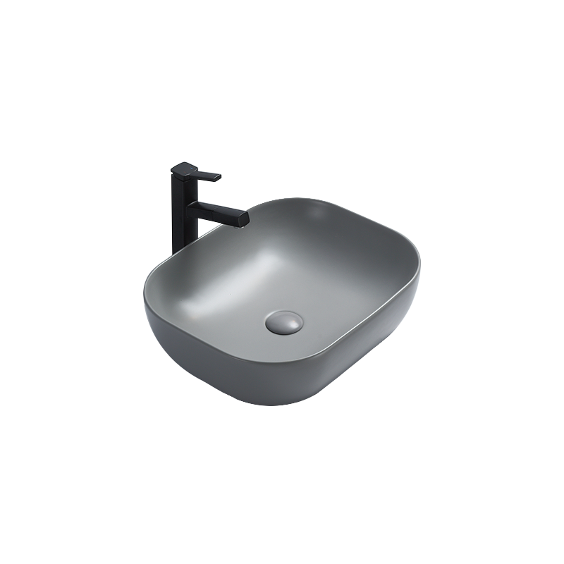 Mexen Rita countertop washbasin 45 x 32 cm, light gray matte - 21084561