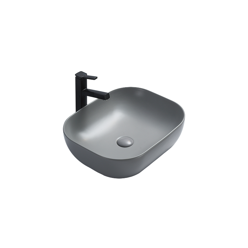 Mexen Rita countertop washbasin 45 x 32 cm, light grey matte - 21084561