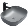 Mexen Rita countertop washbasin 45 x 32 cm, light gray matte - 21084561