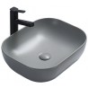 Mexen Rita countertop washbasin 45 x 32 cm, light grey matte - 21084561