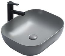 Mexen Rita countertop washbasin 45 x 32 cm, Light grey matt - 21084561