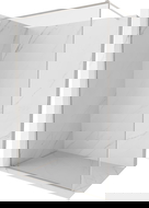 Mexen Kioto-F Walk-in Shower Screen with Frame 150 x 202 cm, Transparent 8 mm, Brushed Nickel - 800-150-104-97-00